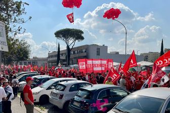 La manifestazione della Cgil a Roma