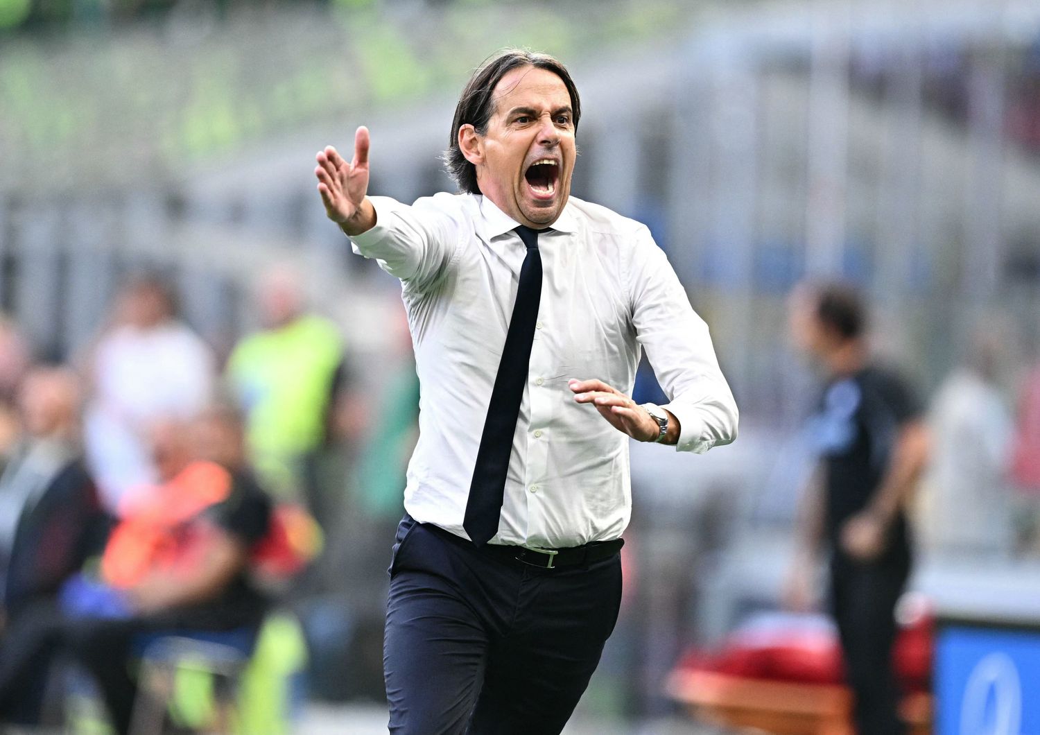 L'allenatore dell'Inter, Simone Inzaghi