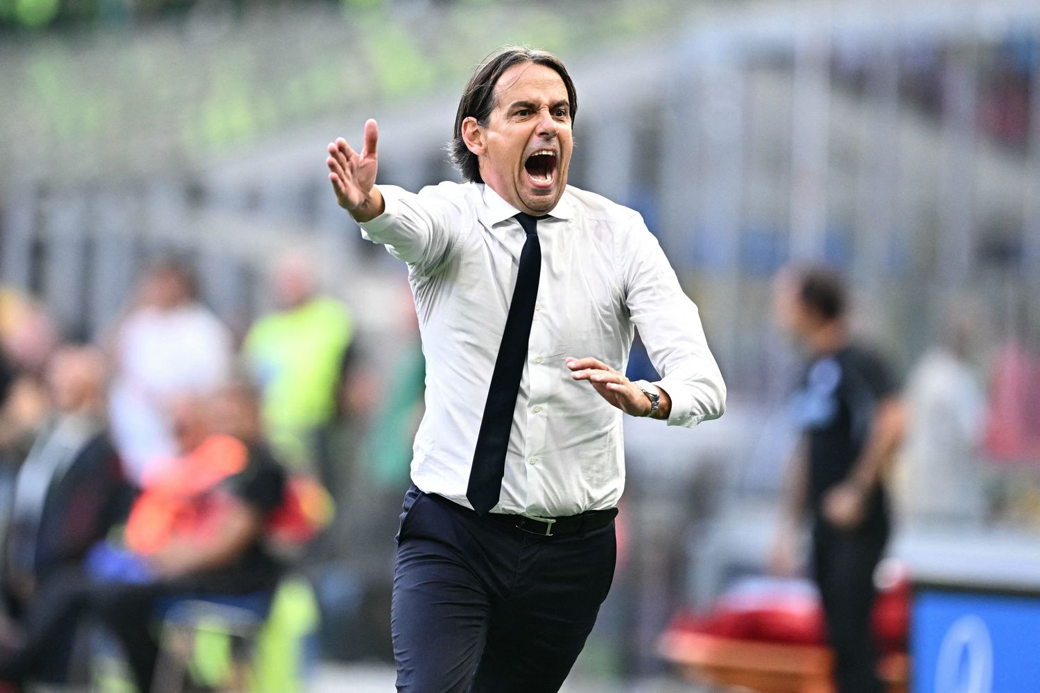 L'allenatore dell'Inter, Simone Inzaghi