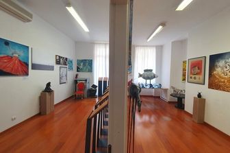 Terza Biennale d'Arte Sacra di Mentone 2023 - sale espositive