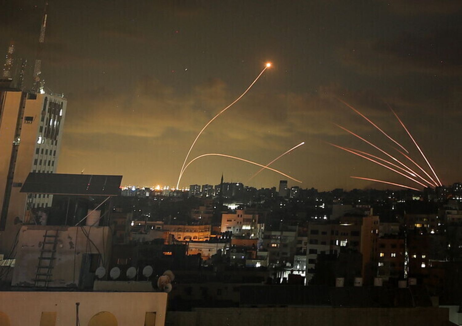 Razzi di Hamas intercettati da Iron Dome