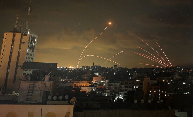 Razzi di Hamas intercettati da Iron Dome