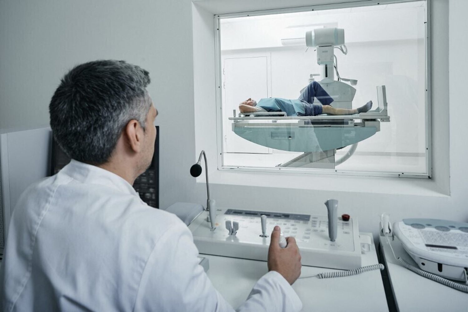 Controllo in ospedale, visita medica