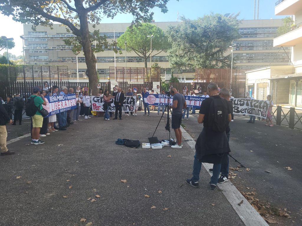 La manifestazione a Piazzale Clodio&nbsp;