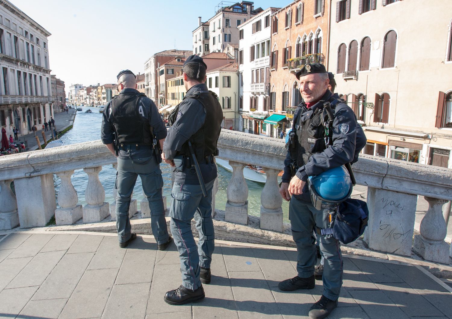 Controlli antiterrorismo a Venezia nel 2016