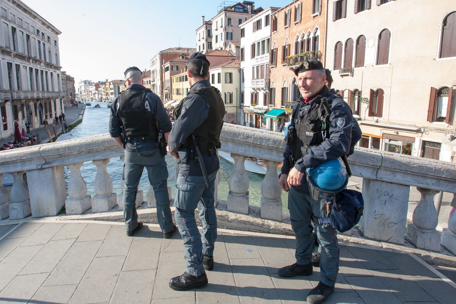 Controlli antiterrorismo a Venezia nel 2016