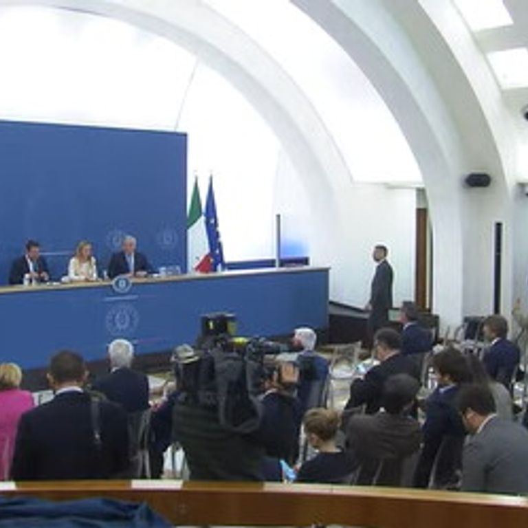 La conferenza stampa al termine del Cdm