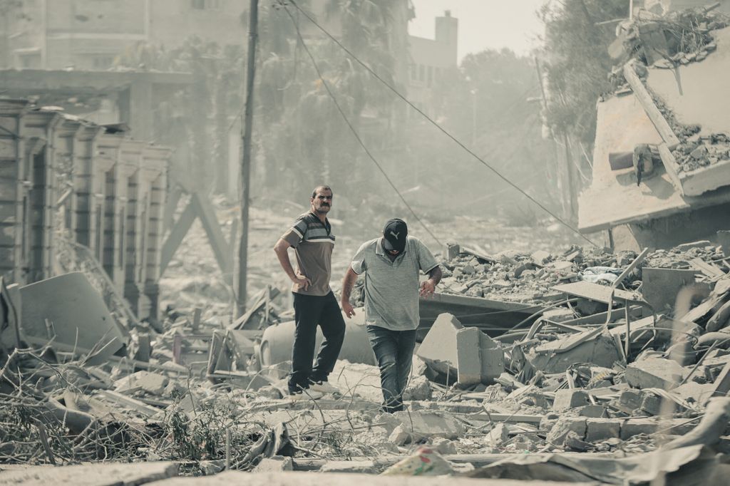 Gaza, distruzione e macerie