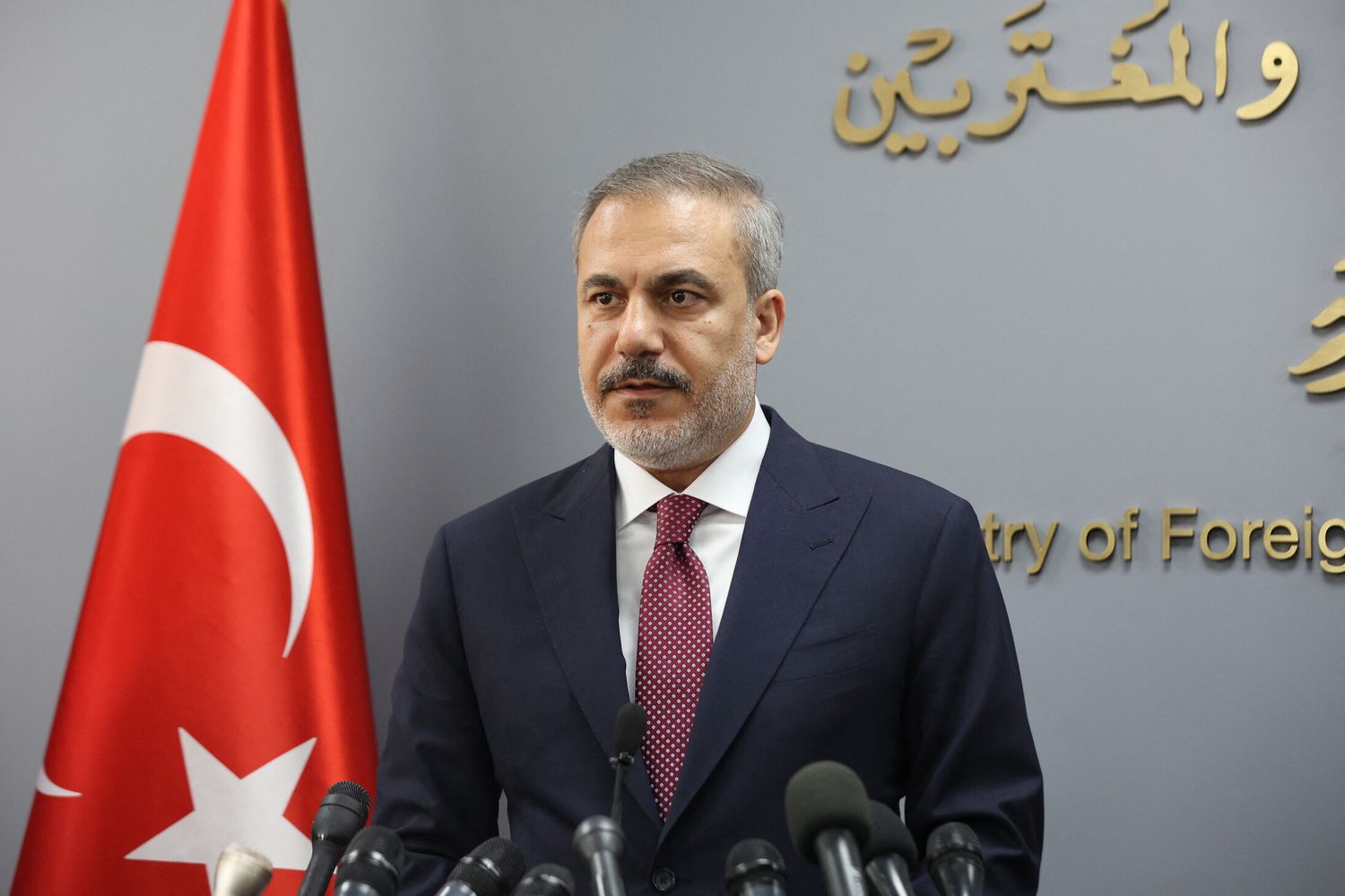 Il ministro degli Esteri turco, Hakan Fidan