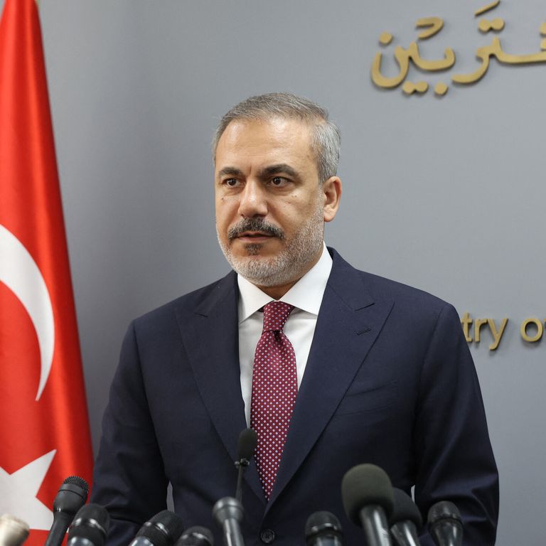 Il ministro degli Esteri turco, Hakan Fidan