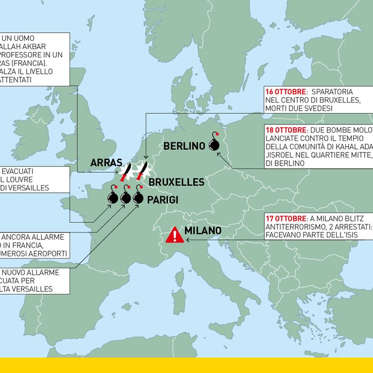 allarme terrorismo europa attentati aeroporti musei scuole
