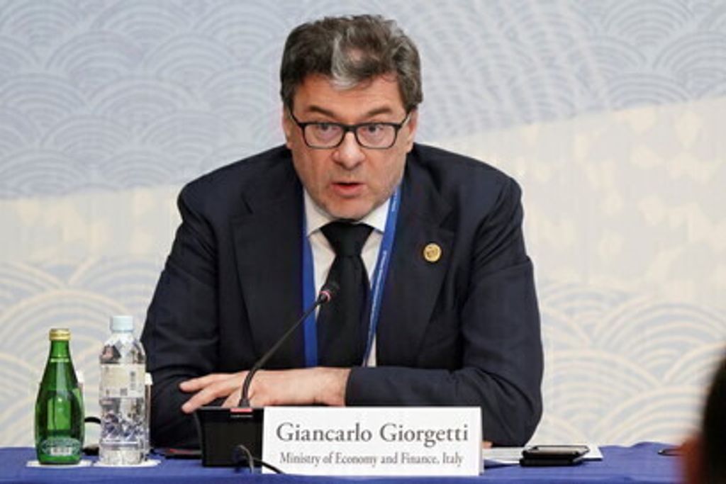 Il ministro Giorgetti