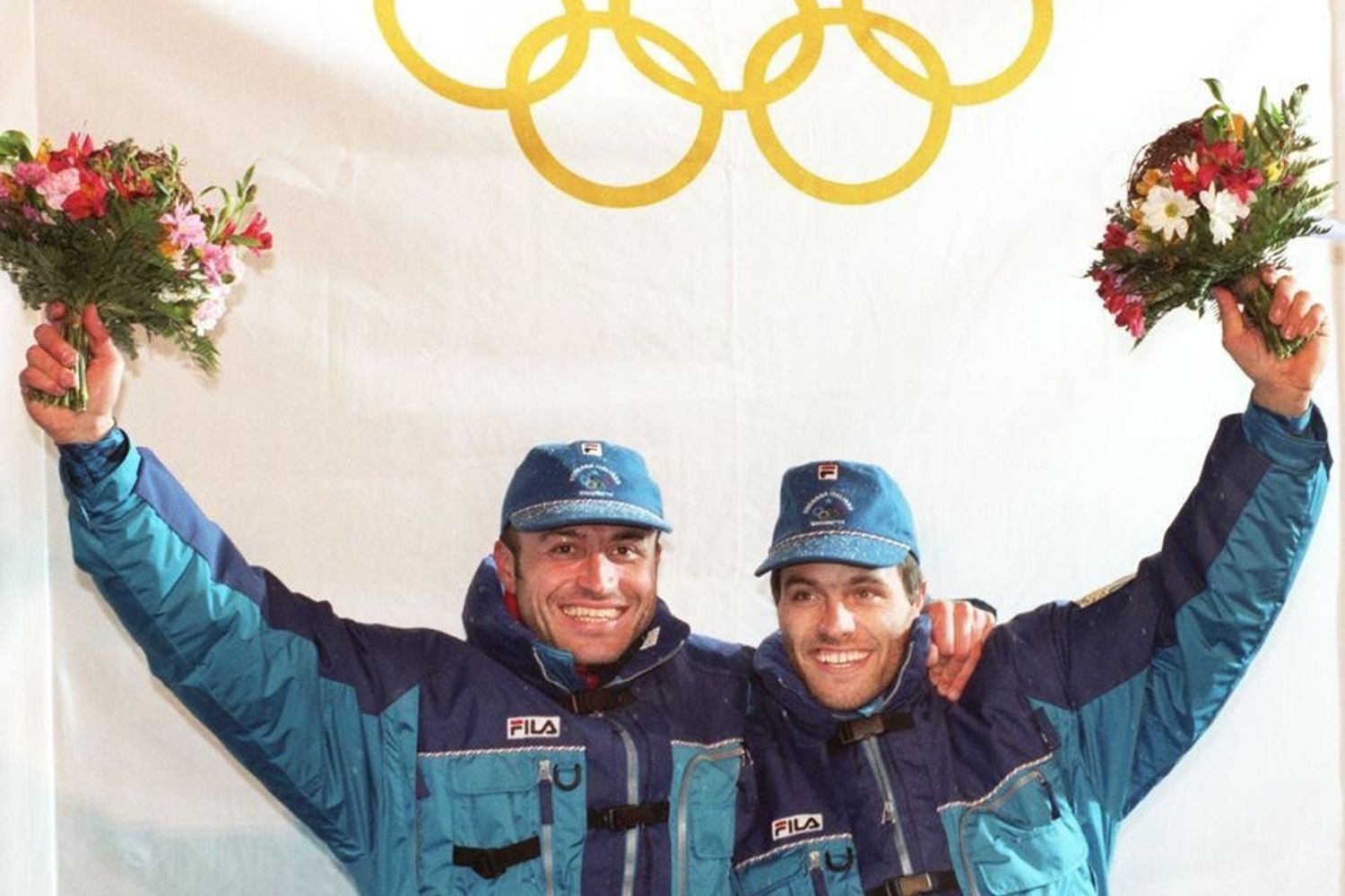 Antonio Tartaglia e Guenther Huber a Nagano 1998&nbsp;