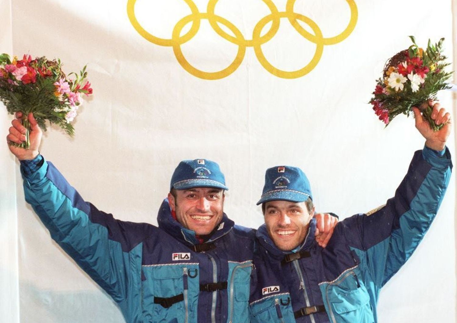 Antonio Tartaglia e Guenther Huber a Nagano 1998&nbsp;