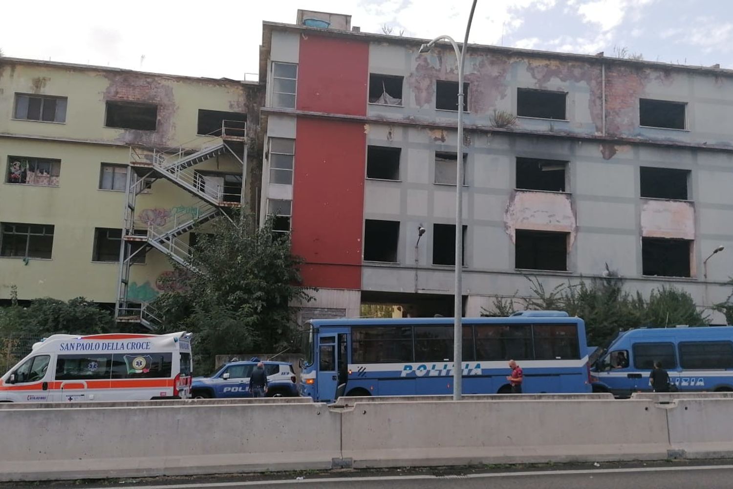 Lo sgombero dell'ex Penicillina