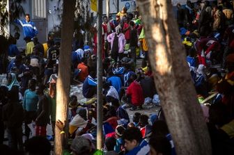 Migranti a Lampedusa