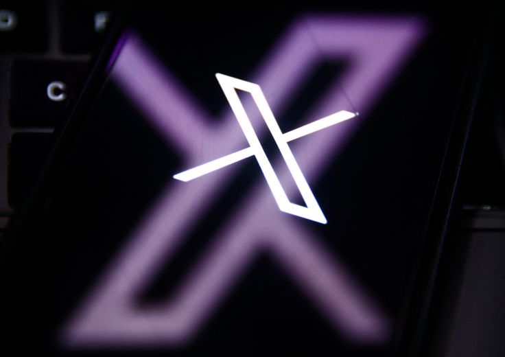 Il logo di X