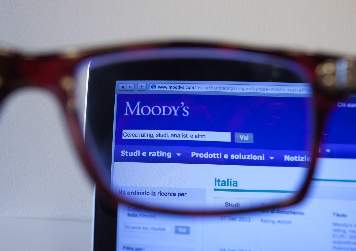 L'agenzia di rating Moody's