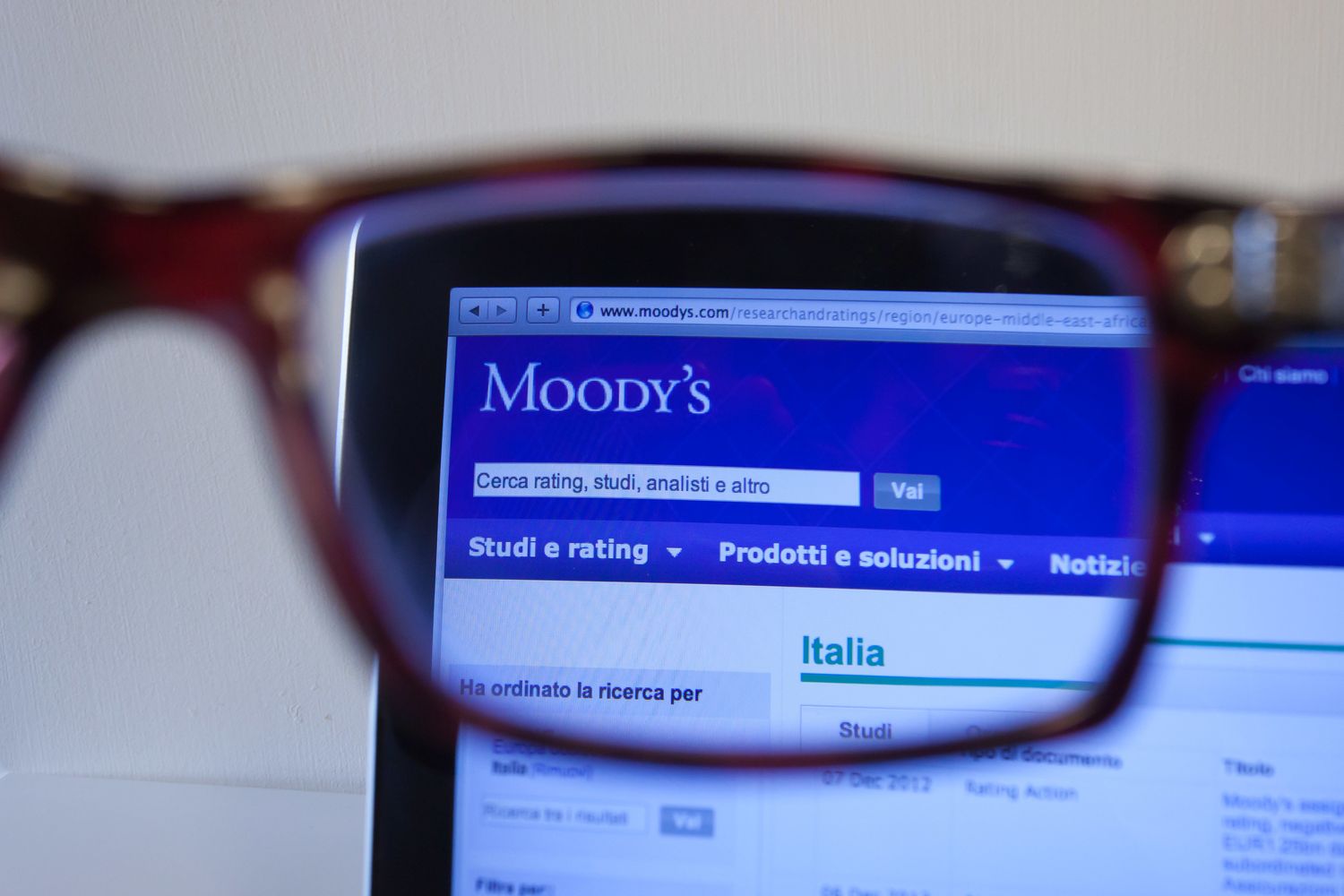 L'agenzia di rating Moody's