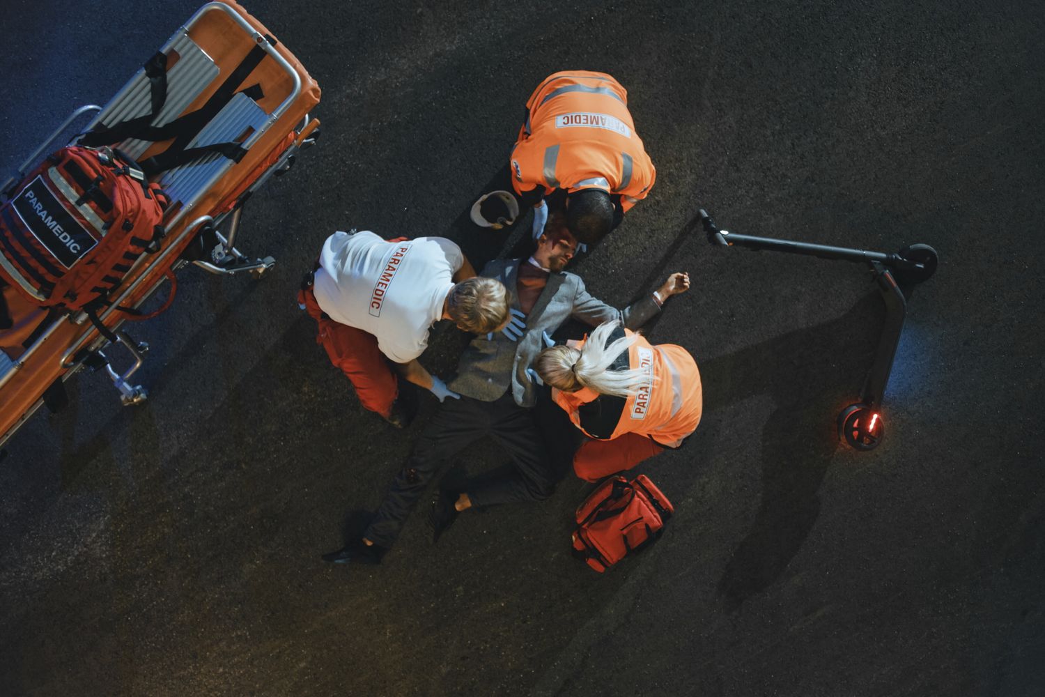 Incidente col monopattino elettrico