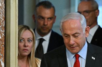 Giorgia Meloni e&nbsp;Benjamin Netanyahu