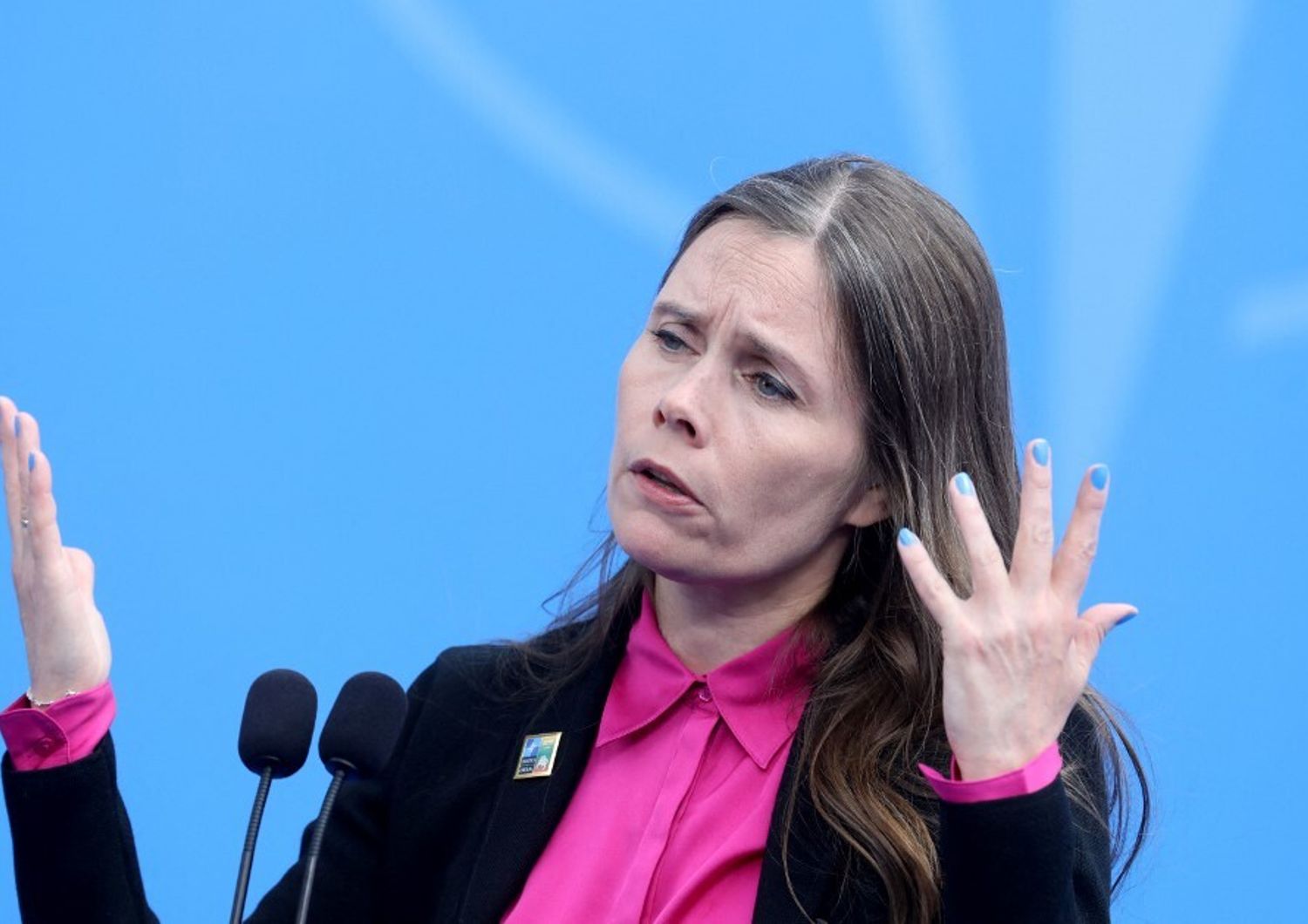 La prima ministra islandese Katr&iacute;n Jakobsd&oacute;ttir