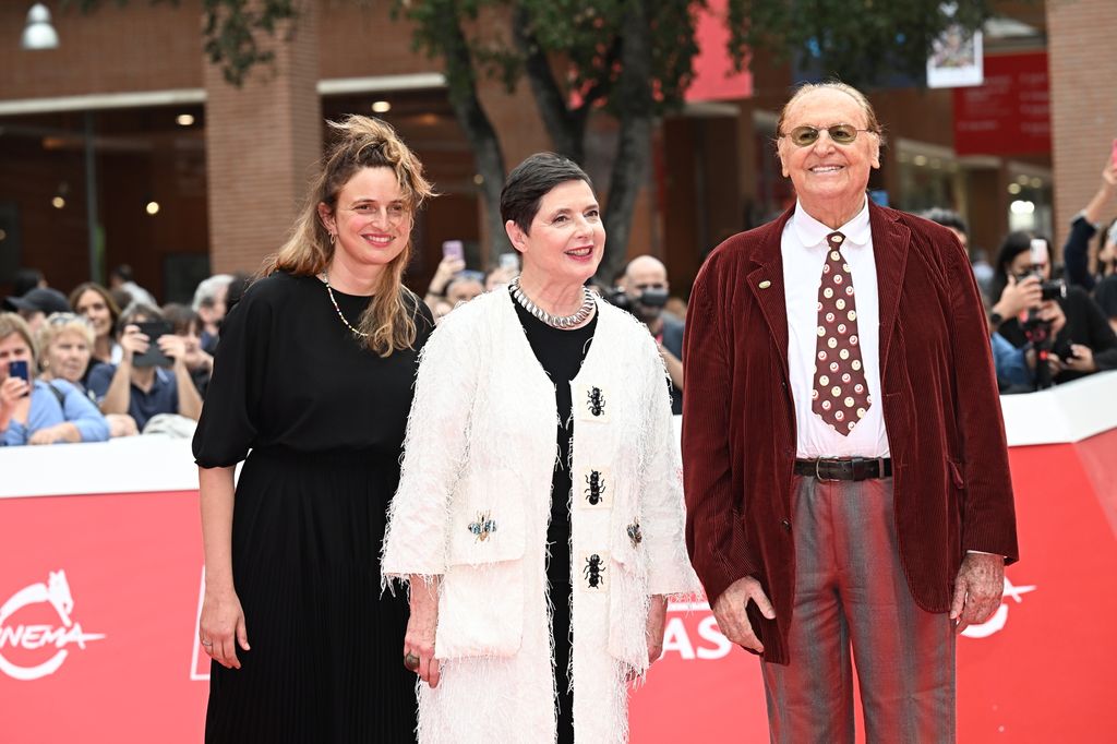 Alice Rohrwacher con Isabella Rossellini e Renzo Arbore alla Festa del Cinema di Roma