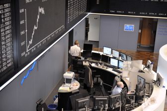 Trader della Borsa di Francoforte