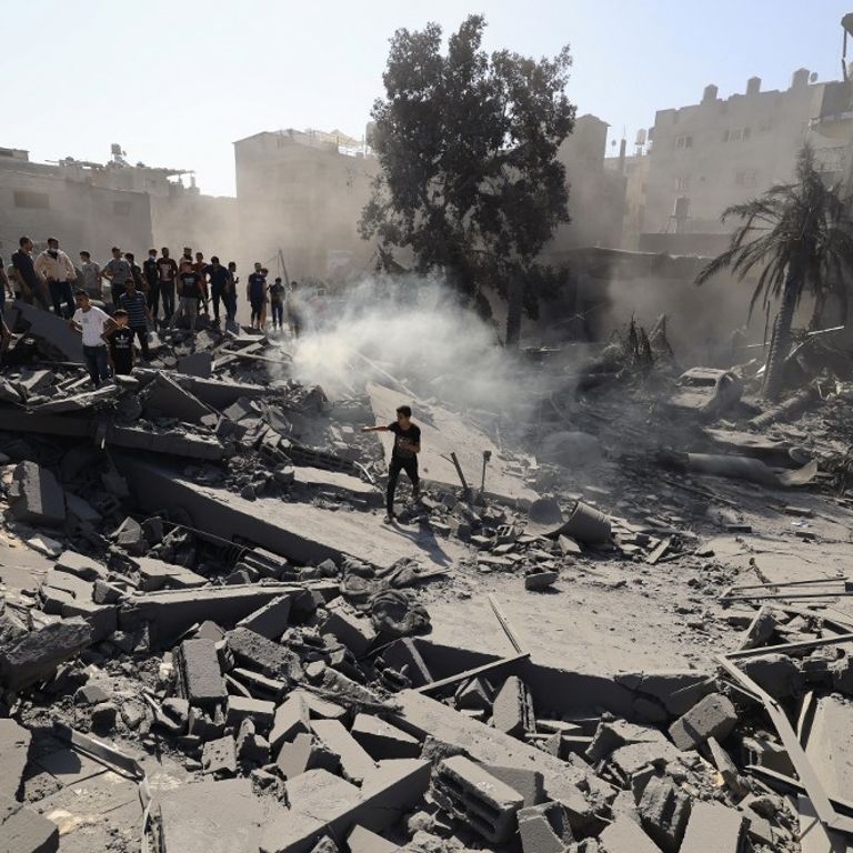 Gaza, distruzione e macerie