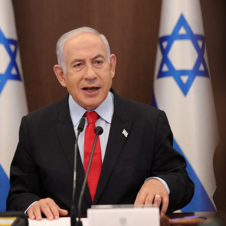 &nbsp;Primo ministro israeliano&nbsp;Benjamin Netanyahu