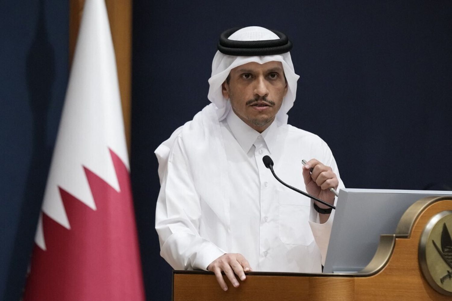Qatar's Prime Minister and Foreign Minister Mohammed bin Abdulrahman Al Thani&nbsp;