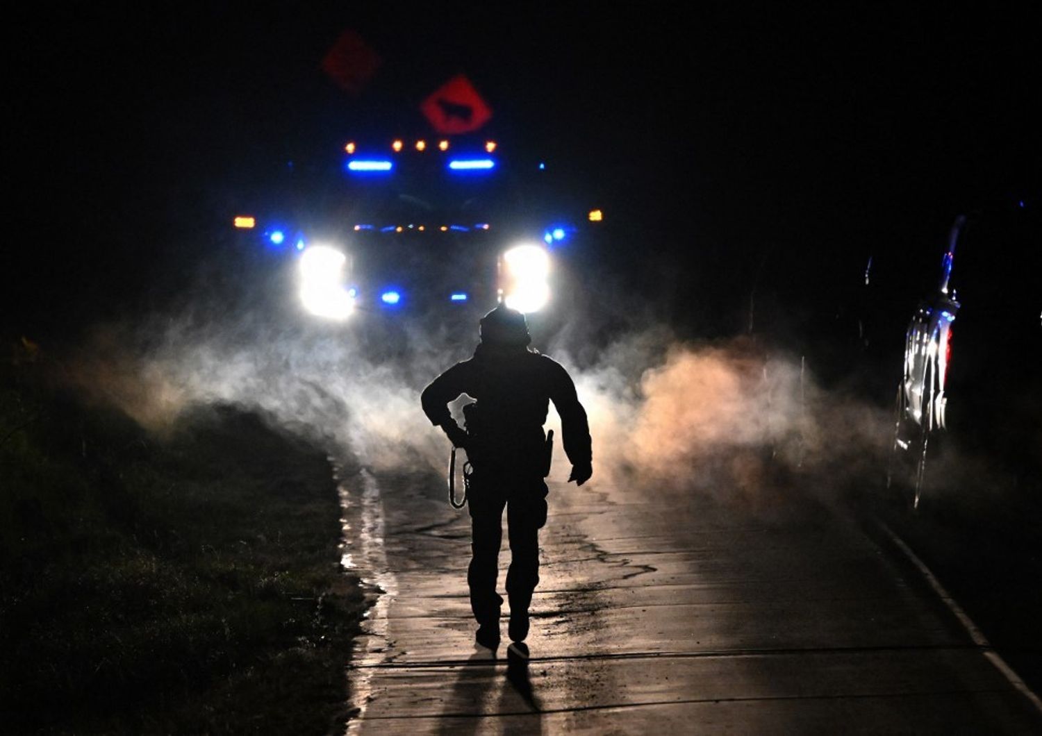 Le strade del Maine presidiate dalla polizia