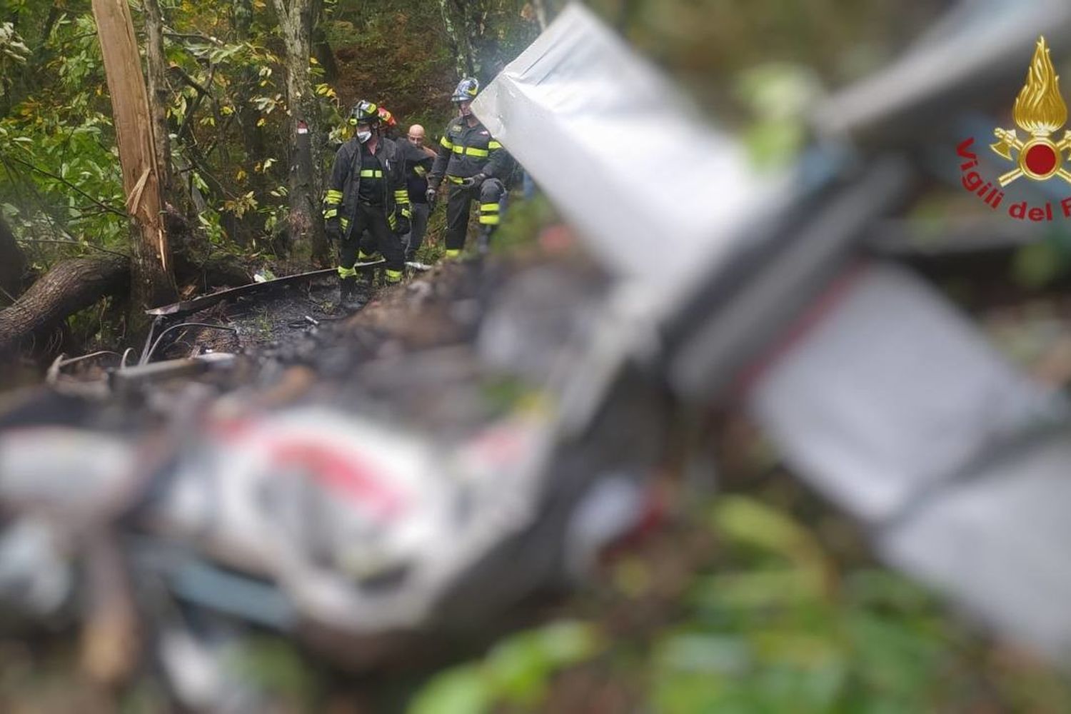 Elicottero caduto nello spezzino