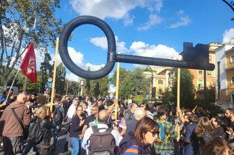 La manifestazione pro Palestina a Roma