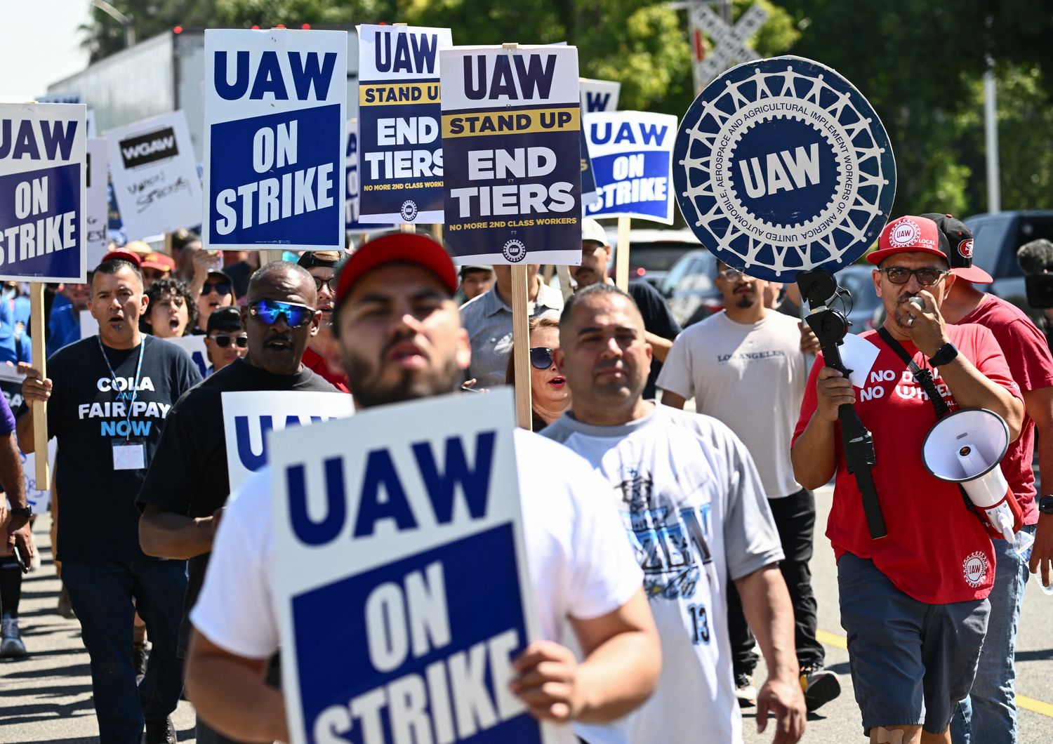 Sciopero dei lavoratori del settore auto Uaw