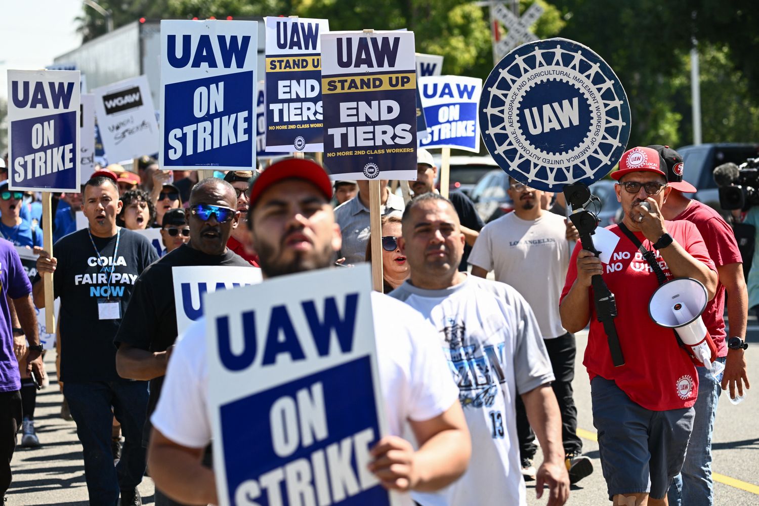 Sciopero dei lavoratori del settore auto Uaw