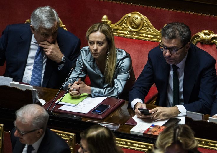 Vertici del governo al Senato