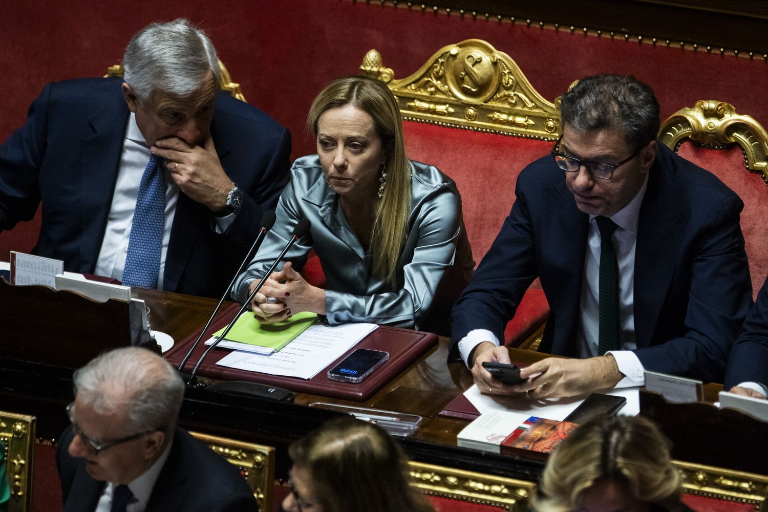 Vertici del governo al Senato