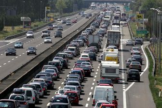 Traffico su un'autostrada