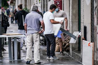 Esondazione del fiume Seveso in zona Niguarda