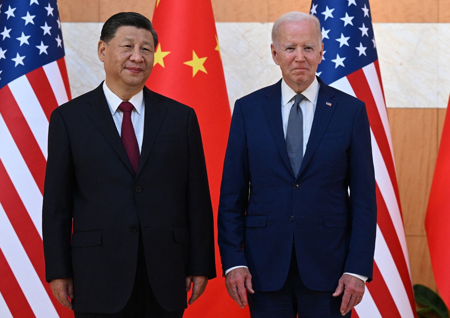 Il presidente degli Stati Uniti Jo Biden e il suo omologo cinese Xi&nbsp;