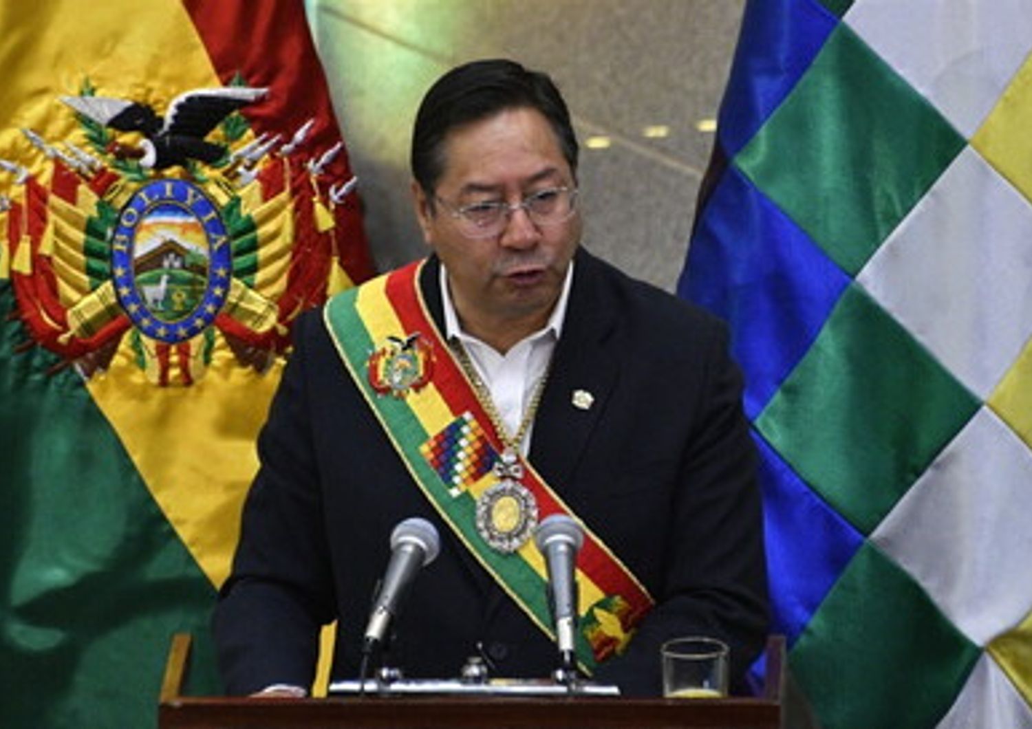 Il presidente della Bolivia Luis Arce