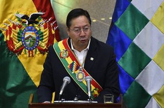 Il presidente della Bolivia Luis Arce