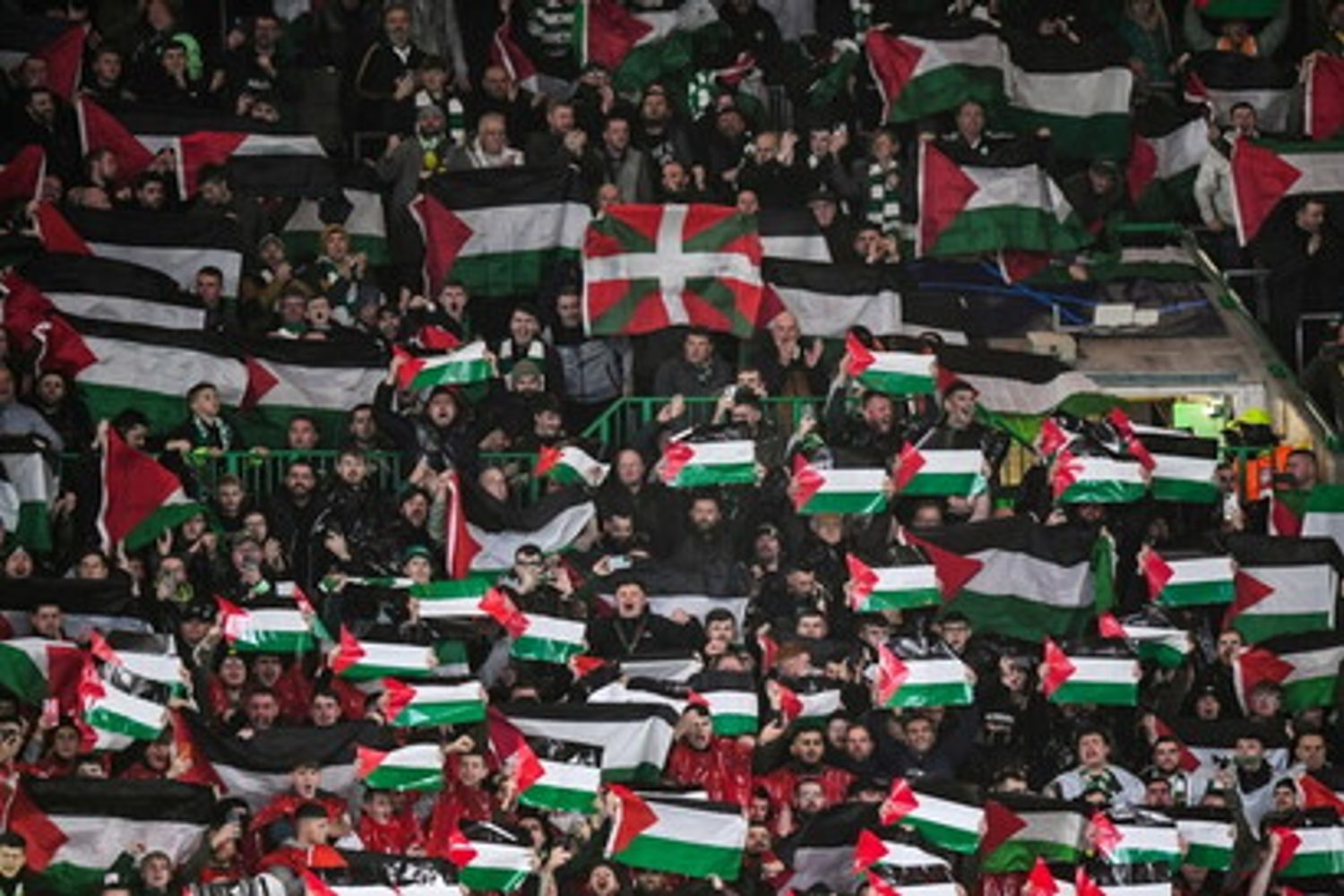 Tifosi del Celtic pro Gaza