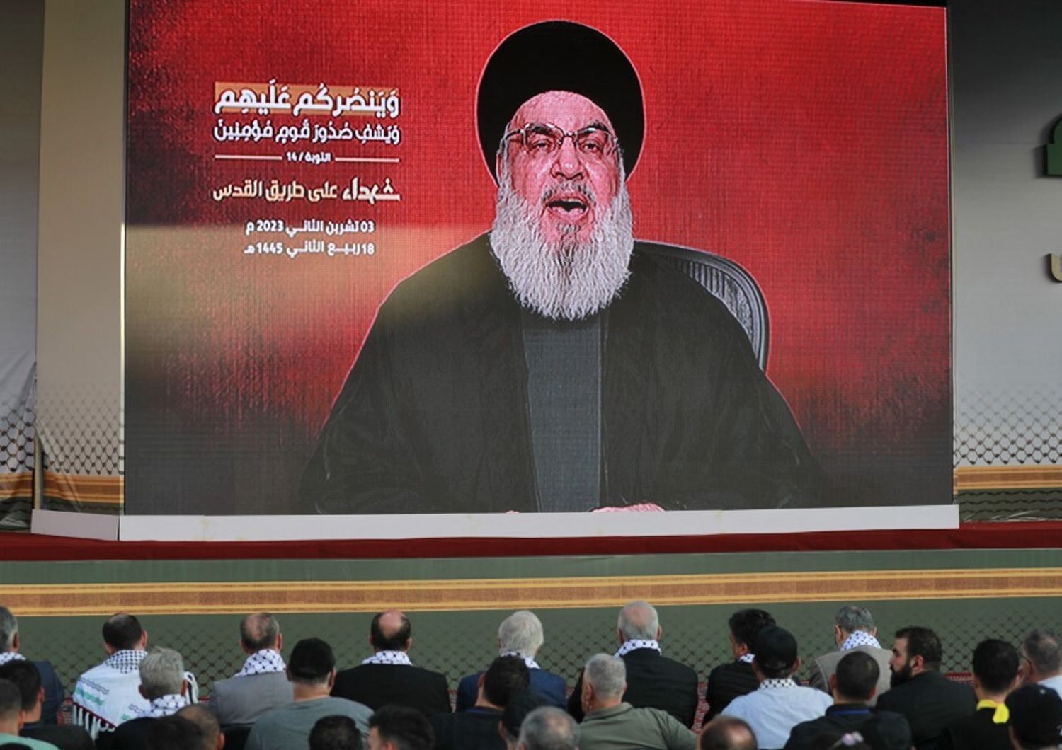 leader hezbollah nasrallah minaccia nessuna escalation