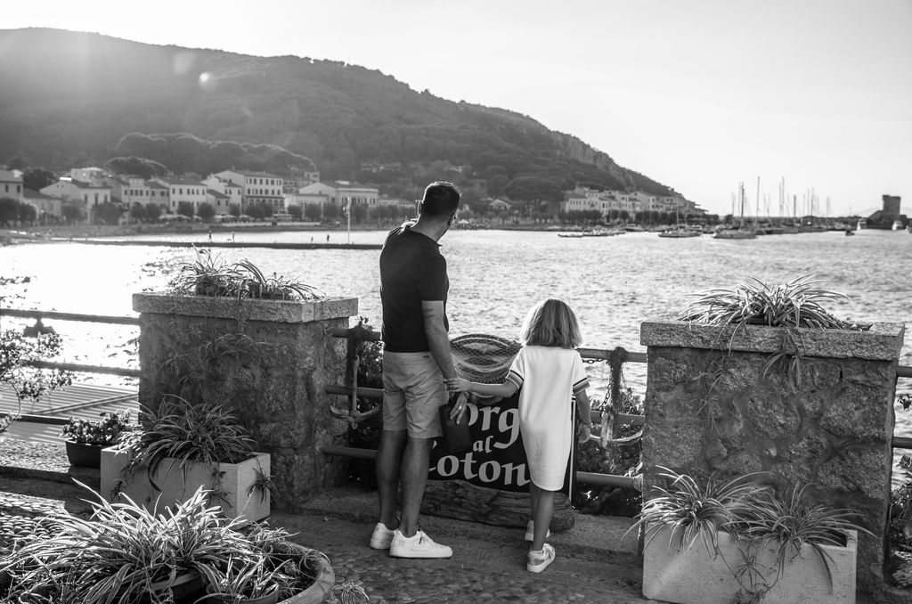 Giacomo e la figlia Emma (da Facebook)