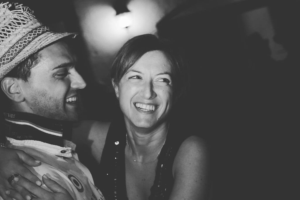 Giacomo e la moglie Viviana (da Facebook)