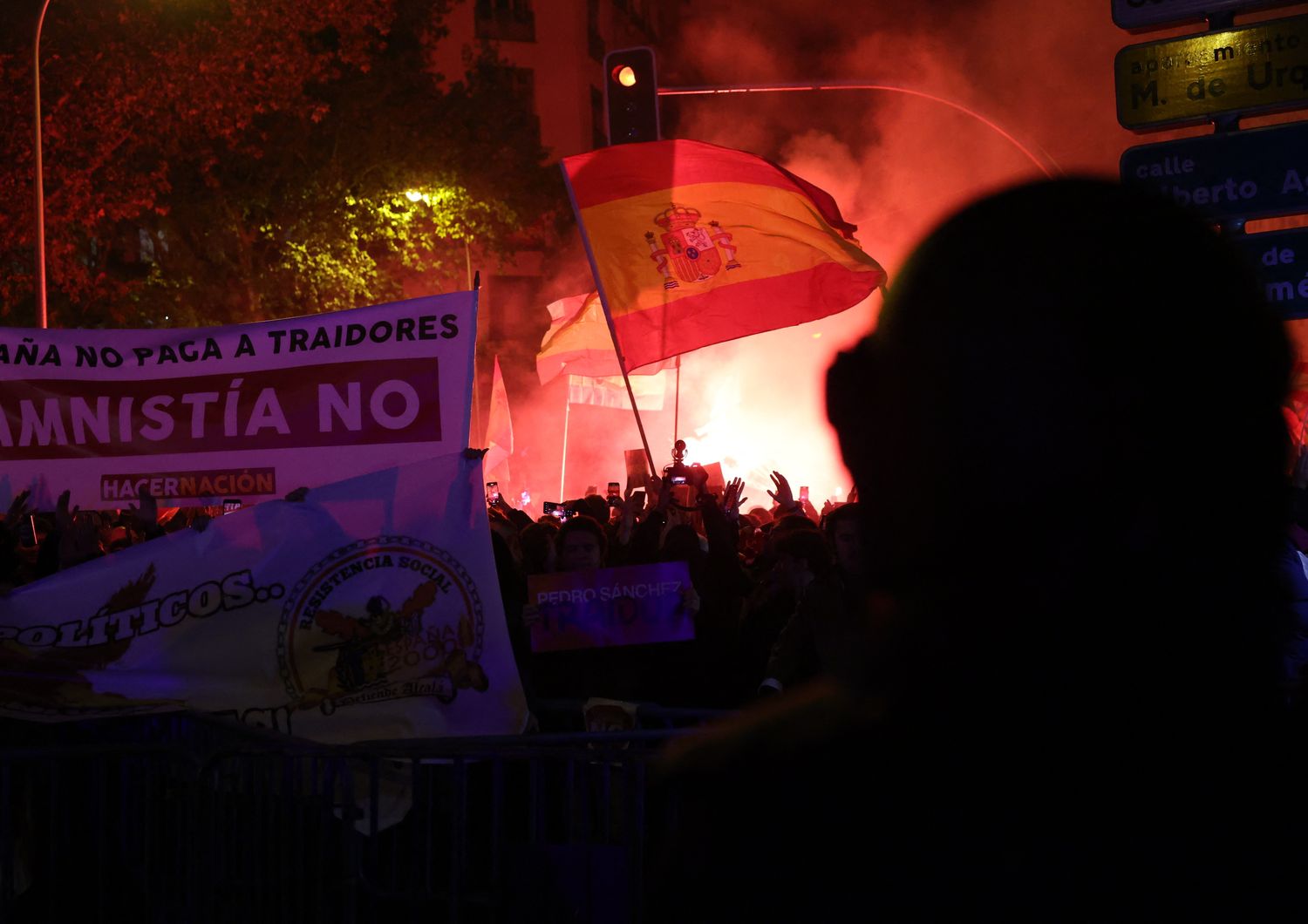 Proteste contro l'ipotesi di amnistia agli indipendentisti catalani