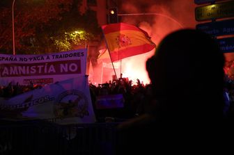 Proteste contro l'ipotesi di amnistia agli indipendentisti catalani