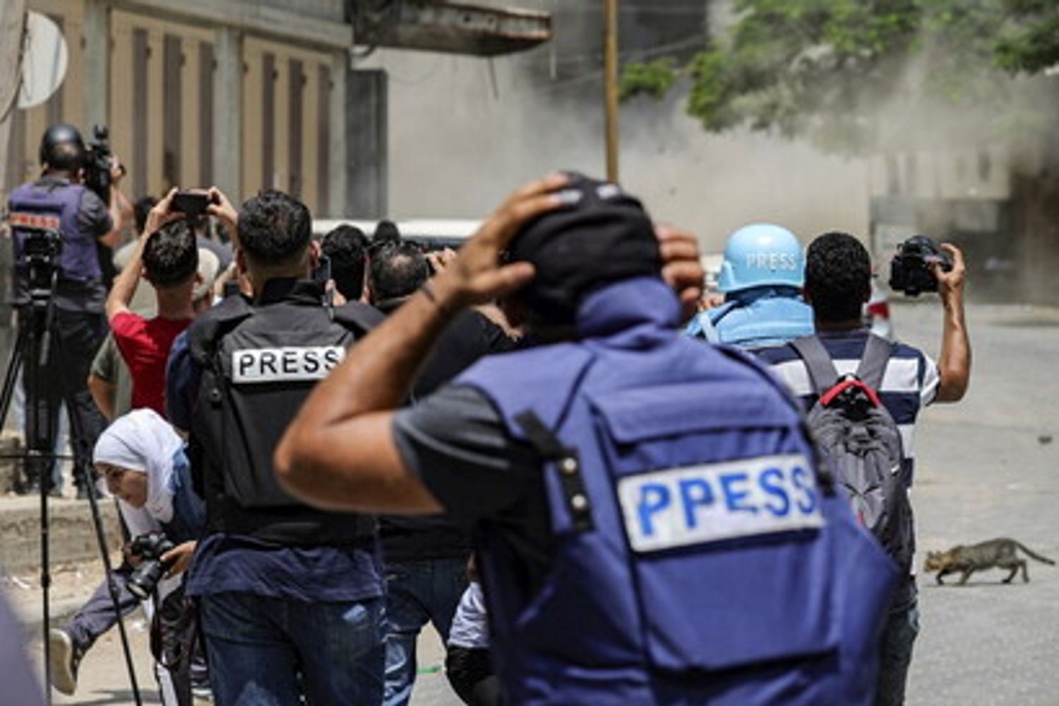 Giornalisti a Gaza